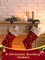 Christmas Stocking Holder, 8 Packs Mantel Stocking Hangers Fireplace Stocking Holders Bases for Christmas Decorations (Black)